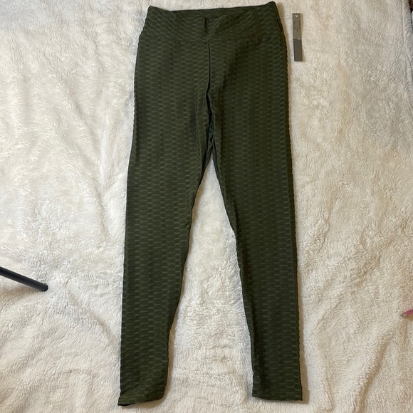 NWT Olive Green‎ New Mix Leggings - Picture 7 of 7